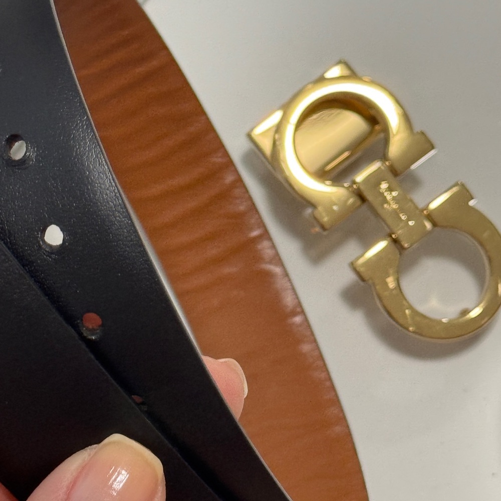 Ferragamo Gancini Reversible Belt